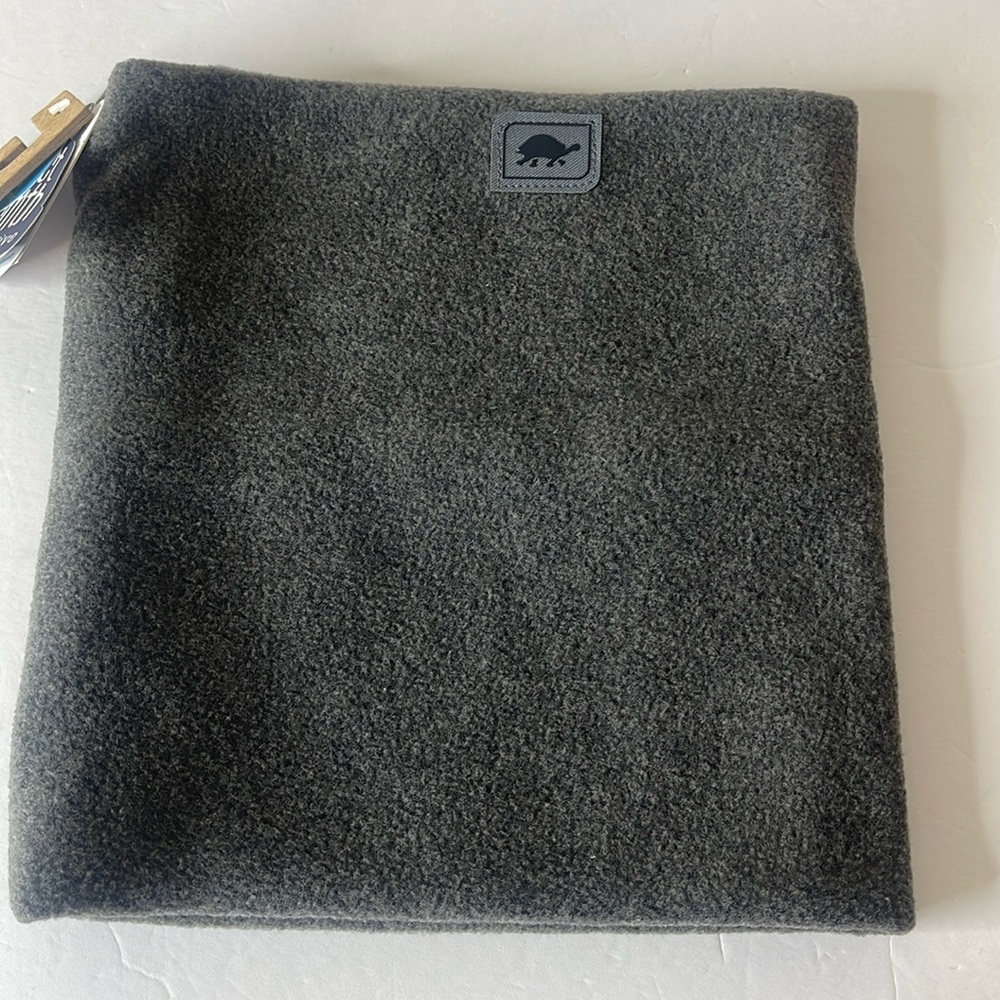 Turtlefur Double Layer Neck Gaiter Warmer Charcoal Gray